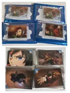 鬼滅の刃　全方位コレクション缶バッジ　水の呼吸　アクリルスタンド　冨岡義勇