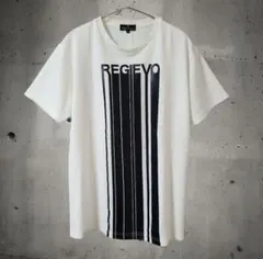 【REGIEVO】バーコードプリントTシャツ ビッグシルエット　ユニセックスのサムネイル