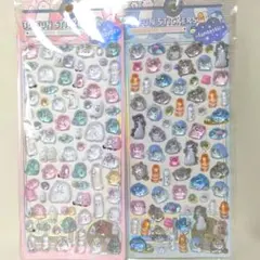 オバケーヌ ボンボンドロップ 3D立体シール 2枚セット