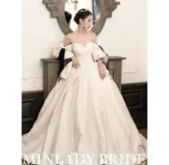 定価6万円】3way ウェディングドレス 取り外しパフスリーブ 前撮り