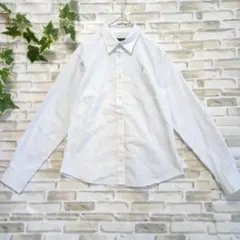 イーストボーイ　EAST BOY　シャツ　水色　チェック　S　スクール　長袖