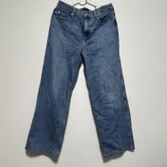 美品 ユニクロ バギージーンズ 2023年春モデル 451193 25