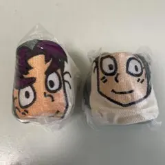 忍たま乱太郎スクエアポーチその3 潮江文次郎&立花仙蔵(六年い組)セット