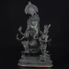 ガネーシャ像 SELWIN スlシルバー製約15cm - メルカリ