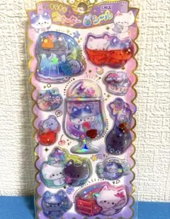 キラキラウォーターインシール CRUX ウォーターinシール ねこ ネコ