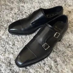 42ND ROYAL HIGHLAND ダブルモンクストラップ 黒 UK8.5のサムネイル