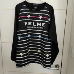 KELME ピステ 長袖 スター柄 ブラック L