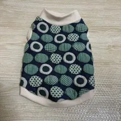 犬 服 ハンドメイド ドット 秋冬 タンクトップ