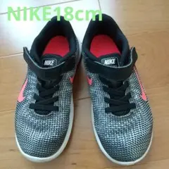 NIKE スニーカー 18cm 黒/ピンク