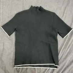 ZARA ハイネックニット/ブラック/S