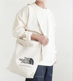 【お値下げ中】ノースフェイス　オーガニックコットンショルダー　トート