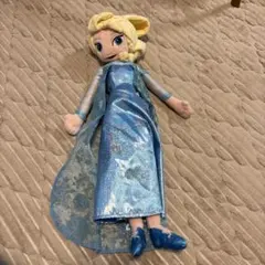 アナ雪　エルサ ぬいぐるみ 青いドレス　女の子おもちゃ