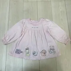 メゾピアノ　ピンク トップス　100