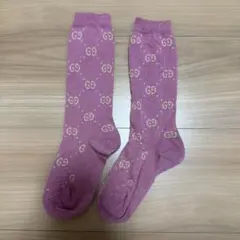 GUCCI キッズソックス ピンク 12-14cm - メルカリ
