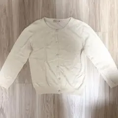 【美品】Apuweiser-riche❤️薄ベージュ七分袖カーディガン