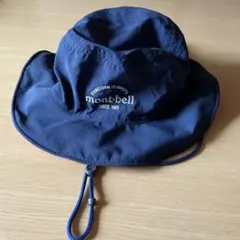 モンベル　紺色 アウトドアハット