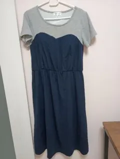 mutti Ei マタニティワンピース授乳服 Mサイズ