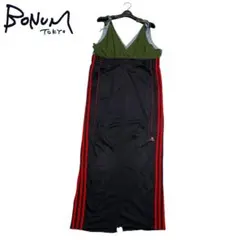 希少品　BONUM　ボナム　アディダス　ジャージ　デニム　リメイク　ワンピース