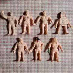 昭和レトロ 当時もの キン肉マン キン消し デカ消し 7体セット