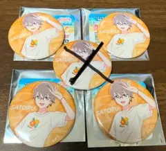 わんだふるぷりきゅあ！　缶バッジ　海風のリゾート　兎山悟✖️4