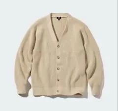 新品未使用 メンズ UNIQLO ミドルゲージ Vネック カーディガン XXL