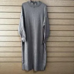 ハイネック ロングワンピース