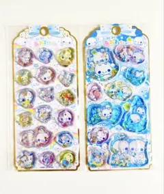 【2点セット】正規品 ウォーターinシール 平成ファンシー ぷくぷくあわわちゃん