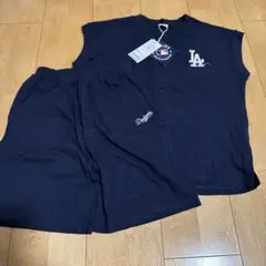 新品未使用　プティマインDodgers セットアップ130ネイビー
