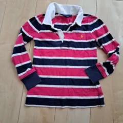 Ralph Lauren ストライプ ポロシャツ 120/60