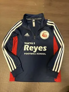 adidas サッカー日本代表 ジャージ 練習着 ハーフジップ TIRO M赤