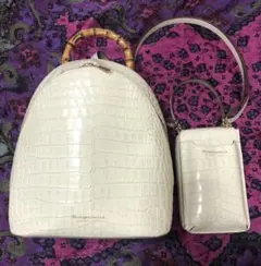 モーダプリンチペmodaprincipe バンブーリュック&ショルダーバッグ