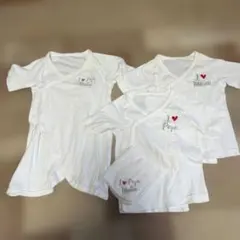ベビー用肌着　3点セット　おまけつき　白
