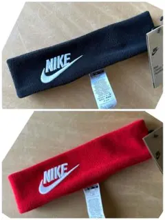 3/1迄NIKEヘッドバンド2個Black&Red