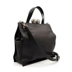 美品 kawa-kawa カワカワ がま口 2WAY ショルダーバッグ 斜め掛け