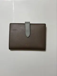 CELINE 二つ折り財布 グレー - メルカリ