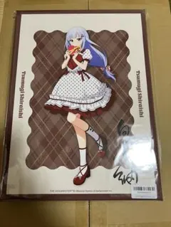 ミリオンライブ FAMくじ A賞複製サイン入りキャンバスボード　白石紬 ミリオンライブ FAMくじ A賞複製サイン入りキャンバスボード 白石紬