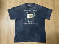 マリリンマンソン XLサイズ シングルステッチヴィンテージ風90sバンドTシャツ