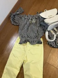 Lovetoxic ギンガムチェック・リュック・パンツ・トレーナー４点セット