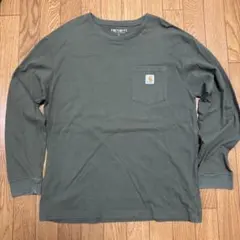 Carhartt オリーブグリーン L 長袖Tシャツ