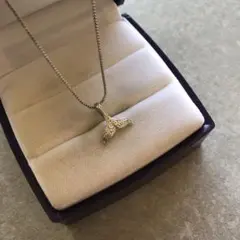 【NEW】 Silver925 ホワイトホエールテールネックレス