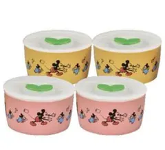 ミッキー　レンジパックS 4点セット　保存容器　ディズニー　離乳食