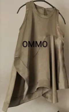 OMMO レイヤードリブタンク アシメ 黒 バッククロス D531 - メルカリ