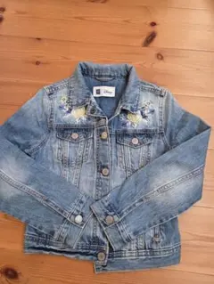 Disney Belle 刺繍デニムジャケット　ディズニー　まとめ買いで10%割