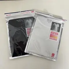 新品未開封　UNIQLO ヒートテック　130 半袖　キッズ　下着　シャツ