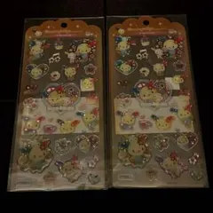 サンリオ　ウサハナ　ドロップジェリーシール　2枚セット