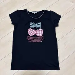 極美品　エニィファム　さくらんぼ　プリント　Tシャツ　150のサムネイル