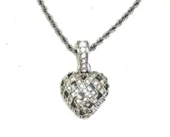 Swarovski ハート型クリスタルネックレス