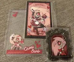 ハズビンホテル　アニメイトカフェ　箔押しカード　デコケース　チェリーボム