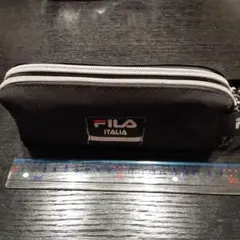 FILA ナイロンペンケース ダブルファスナー