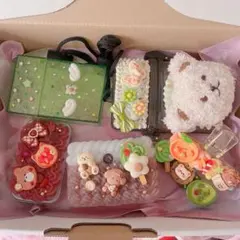 SALE品 お楽しみセット 6点入り ホイップデコ スケルトンケース 印鑑ケース